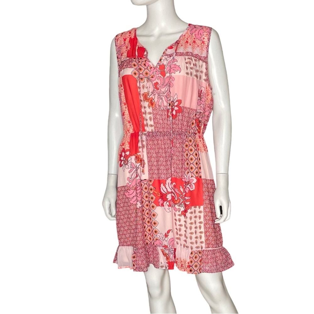 Collective Concepts Women’s Sleeveless Floral Dress Sz XL